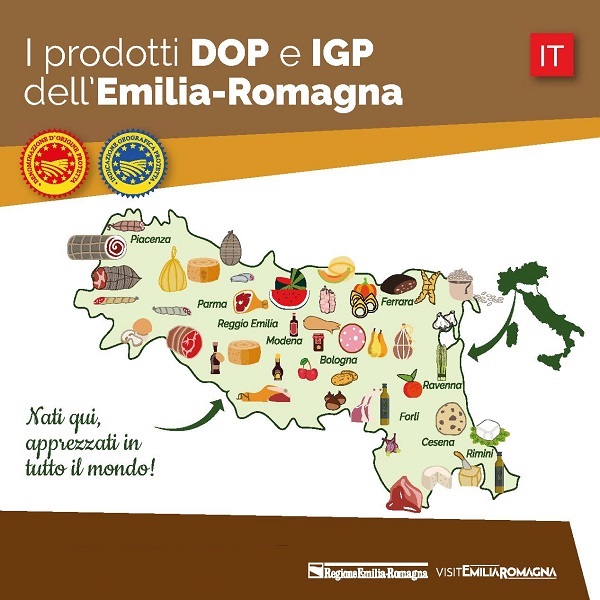 I Prodotti Dop E Igp Dellemilia Romagna Nati Qui Apprezzati In Tutto